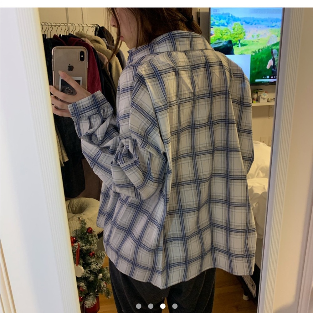 blue flannel - Picture 3 of 4